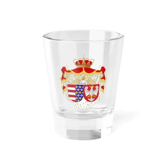 Coat of arms of Jadwiga of Poland - Shot Glass 1.5oz 1.5oz - Go Mug Yourself