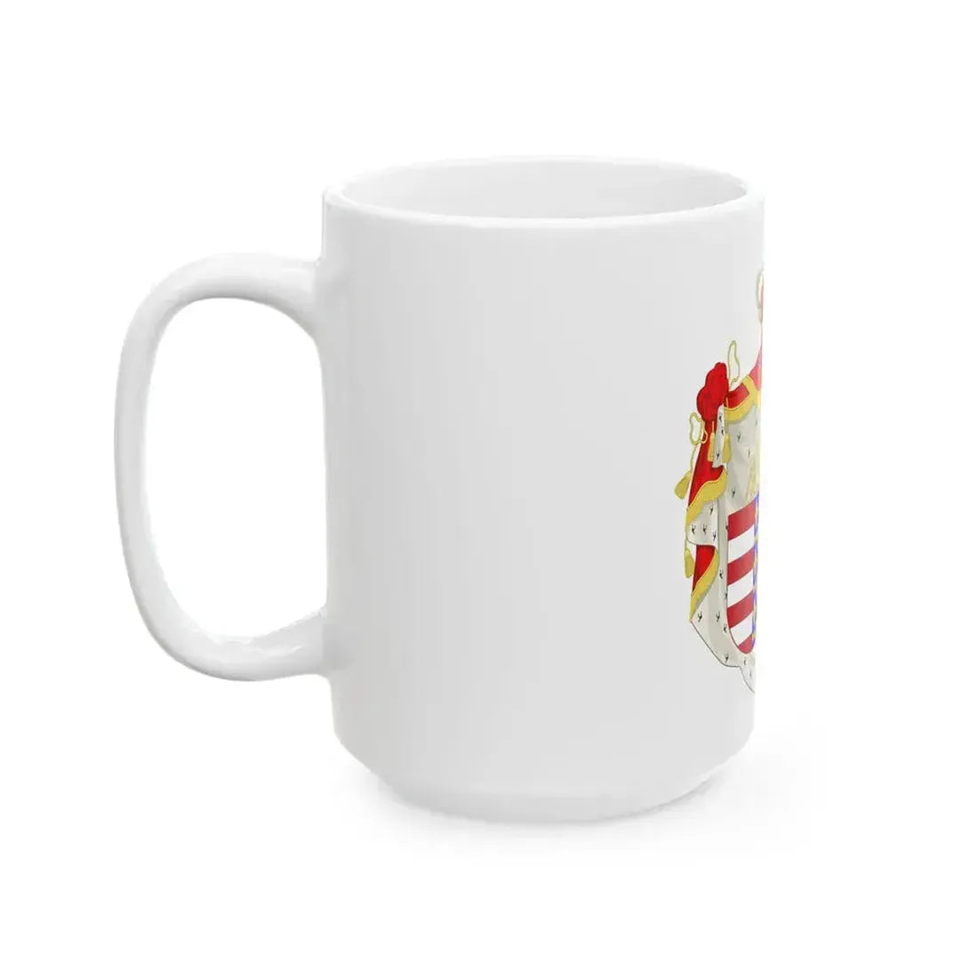 Coat of arms of Jadwiga of Poland - White Coffee Mug - Go Mug Yourself