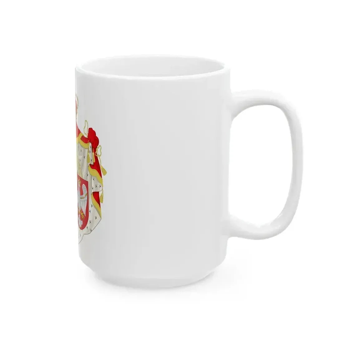 Coat of arms of Jadwiga of Poland - White Coffee Mug - Go Mug Yourself