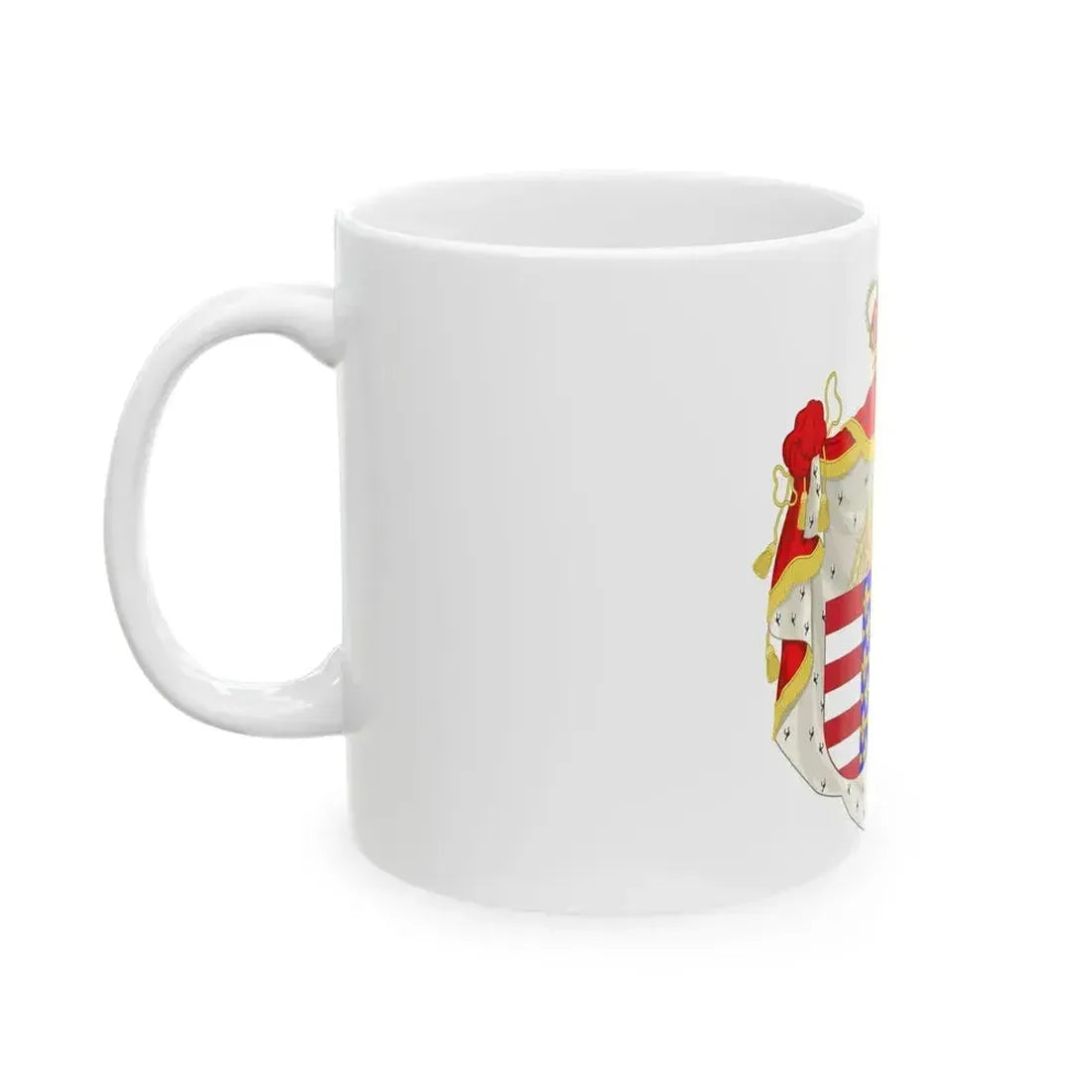 Coat of arms of Jadwiga of Poland - White Coffee Mug - Go Mug Yourself