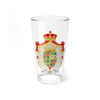 Coat of Arms of Jaime de Marichalar as Duke of Lugo 1995-2010 (Spain) (Coat of Arms) Pint Glass 16oz 16oz - Go Mug Yourself