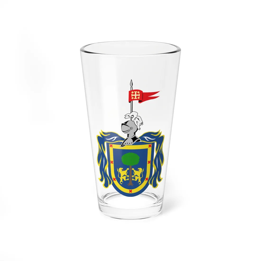 Coat of arms of Jalisco 2005-2011 (Mexico) (Coat of Arms) Pint Glass 16oz 16oz - Go Mug Yourself