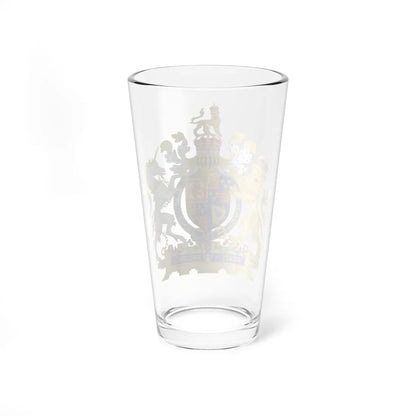 Coat of arms of James I of England 1603-1625 variant motto 1 (England) (Coat of Arms) Pint Glass 16oz - Go Mug Yourself