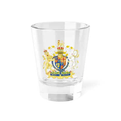 Coat of arms of James I of England 1603-1625 variant motto 1 (England) (Coat of Arms) Shot Glass 1.5oz 1.5oz - Go Mug Yourself