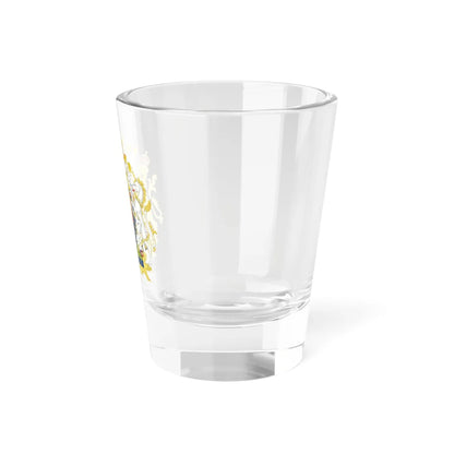 Coat of arms of James I of England 1603-1625 variant motto 1 (England) (Coat of Arms) Shot Glass 1.5oz - Go Mug Yourself
