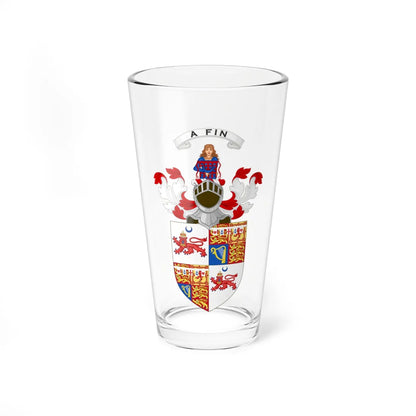 Coat of Arms of James Ogilvy (United Kingdom) (Coat of Arms) Pint Glass 16oz 16oz - Go Mug Yourself