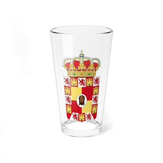 Coat of Arms of Jaén Province (Spain) (Coat of Arms) Pint Glass 16oz 16oz - Go Mug Yourself