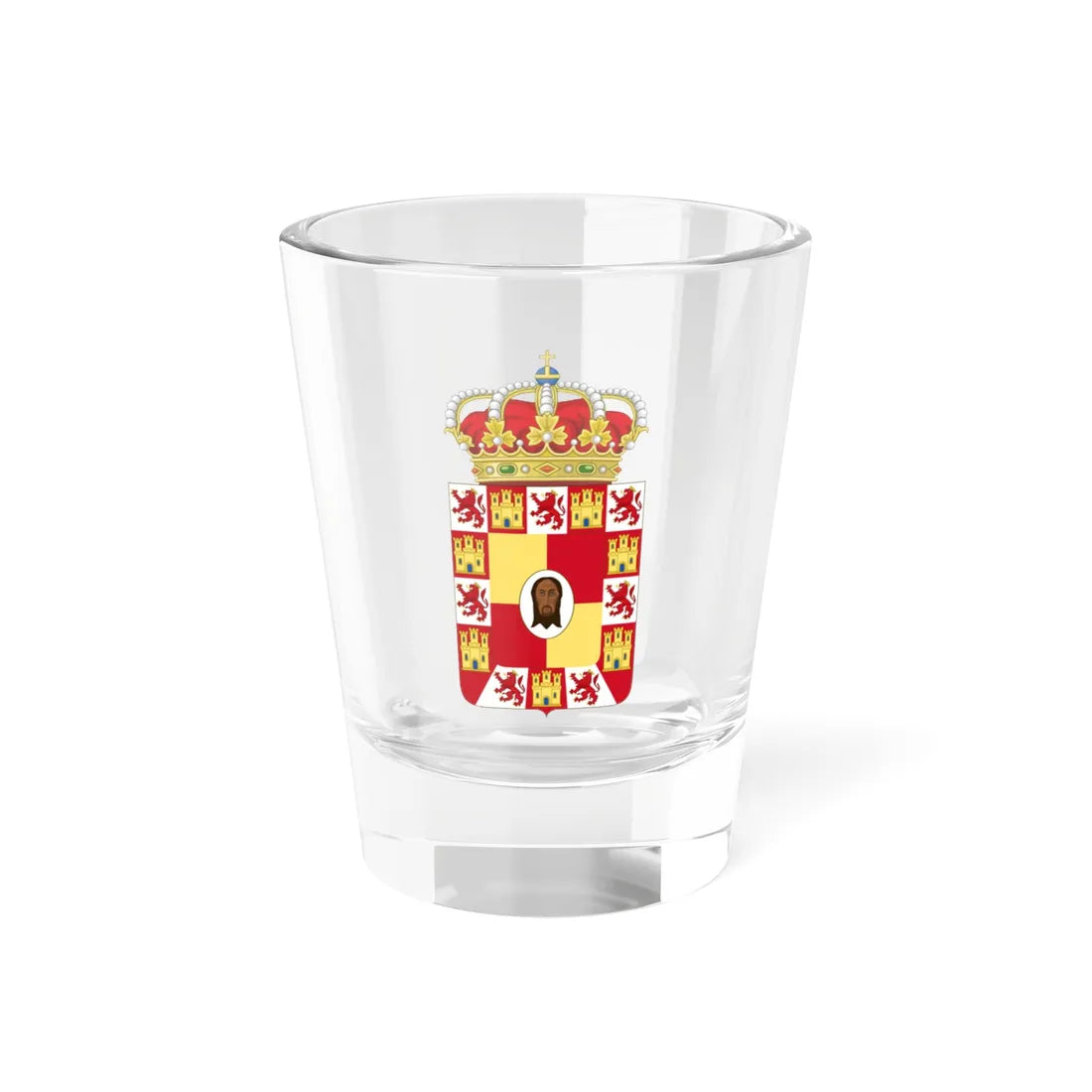 Coat of Arms of Jaén Province (Spain) (Coat of Arms) Shot Glass 1.5oz 1.5oz - Go Mug Yourself