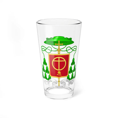 Coat of Arms of Javier Echevarría Prelate of the Opus Dei (Spain) (Coat of Arms) Pint Glass 16oz 16oz - Go Mug Yourself