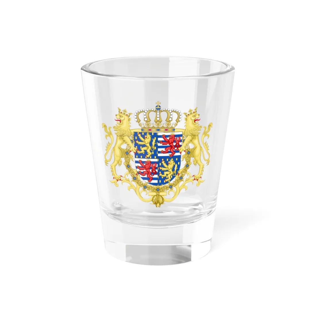 Coat of arms of Jean of Luxembourg Golden Fleece Variant after 2000 (Luxembourg) (Coat of Arms) Shot Glass 1.5oz 1.5oz - Go Mug Yourself