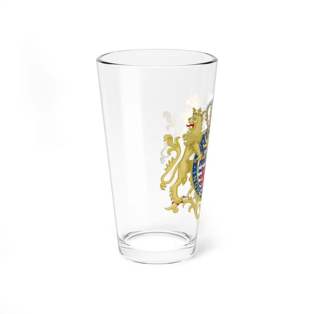 Coat of Arms of Jean of Luxembourg Knight of the Garter Variant (Luxembourg) (Coat of Arms) Pint Glass 16oz - Go Mug Yourself