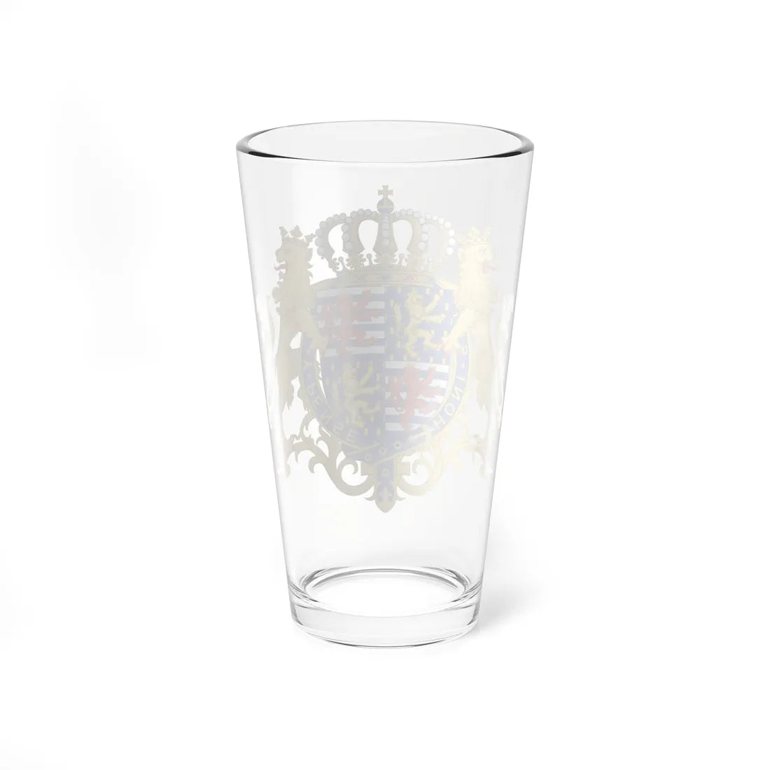 Coat of Arms of Jean of Luxembourg Knight of the Garter Variant (Luxembourg) (Coat of Arms) Pint Glass 16oz - Go Mug Yourself