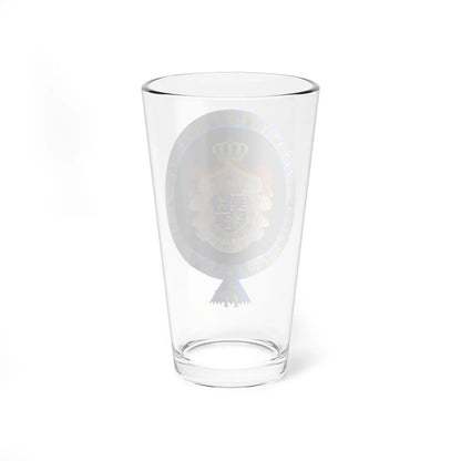 Coat of Arms of Jean of Luxembourg Order of the Elephant (Denmark) (Coat of Arms) Pint Glass 16oz - Go Mug Yourself
