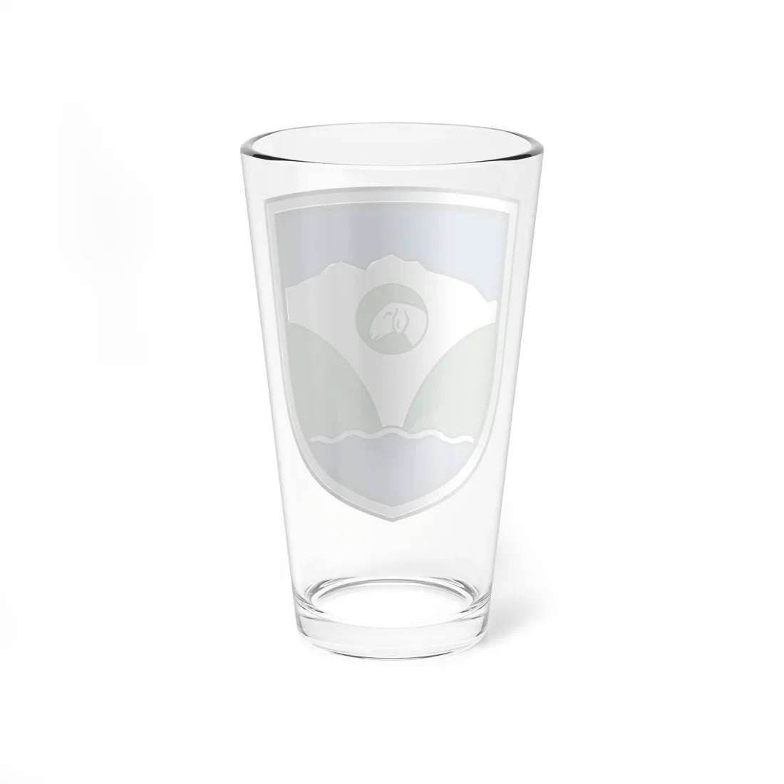 Coat of arms of Jezersko (Slovenia) (Coat of Arms) Pint Glass 16oz - Go Mug Yourself