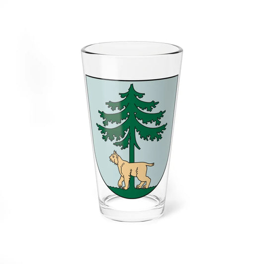 Coat of Arms of Jēkabpils (Latvia) (Coat of Arms) Pint Glass 16oz 16oz - Go Mug Yourself