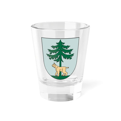 Coat of Arms of Jēkabpils (Latvia) (Coat of Arms) Shot Glass 1.5oz 1.5oz - Go Mug Yourself