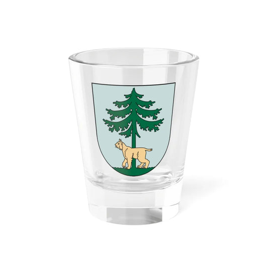 Coat of Arms of Jēkabpils (Latvia) (Coat of Arms) Shot Glass 1.5oz 1.5oz - Go Mug Yourself
