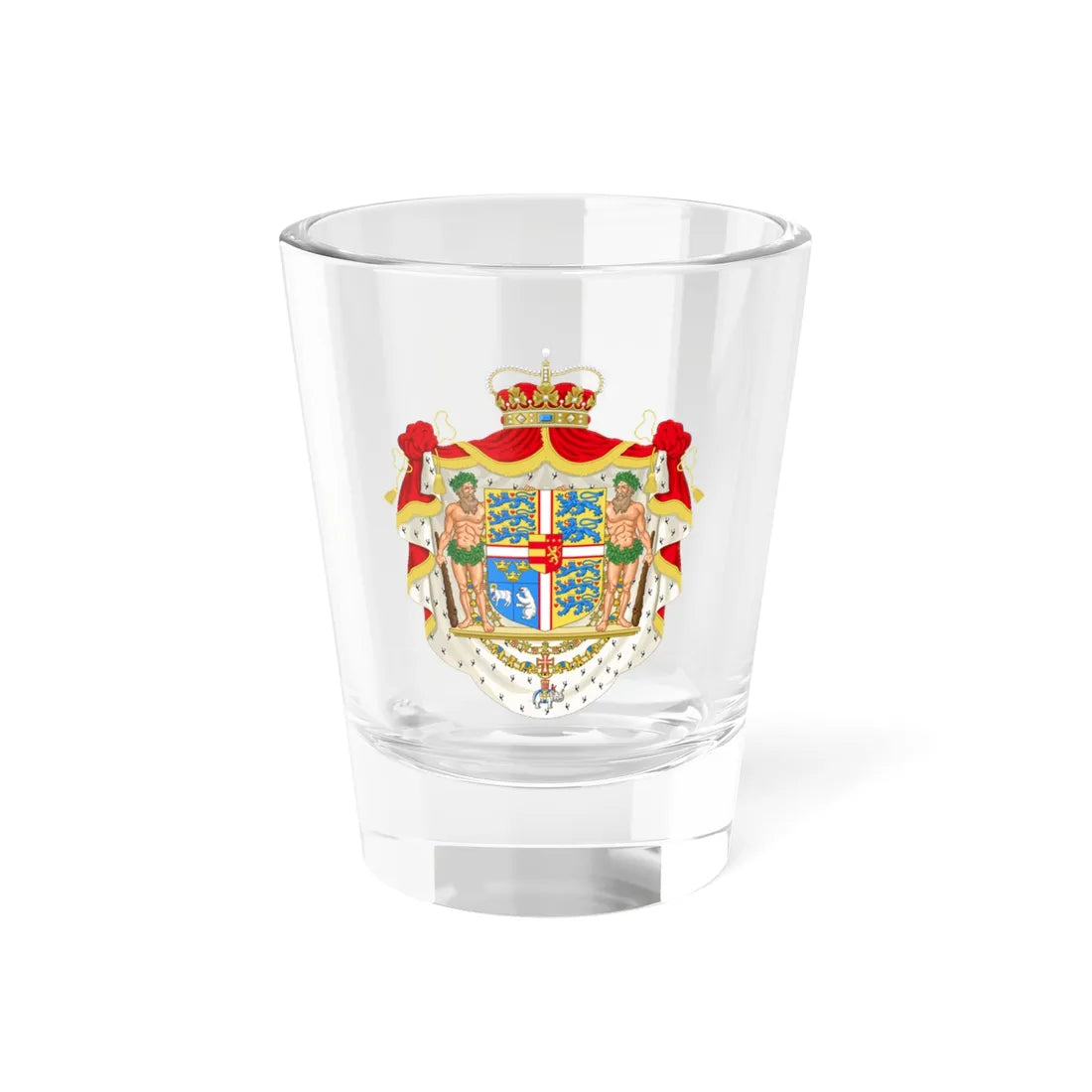 Coat of arms of Joachim Prince of Denmark (Denmark) (Coat of Arms) Shot Glass 1.5oz 1.5oz - Go Mug Yourself