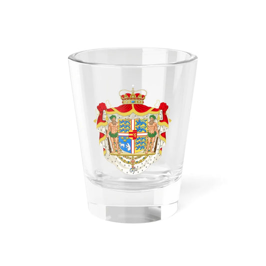 Coat of arms of Joachim Prince of Denmark (Denmark) (Coat of Arms) Shot Glass 1.5oz 1.5oz - Go Mug Yourself