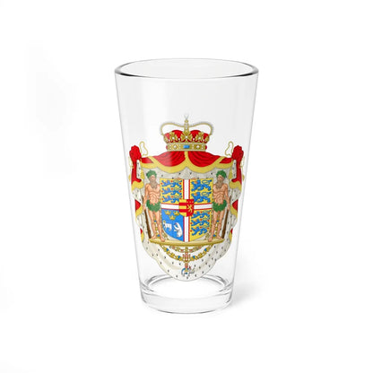 Coat of arms of Joachim, Prince of Denmark - Pint Glass 16oz-16oz-Go Mug Yourself