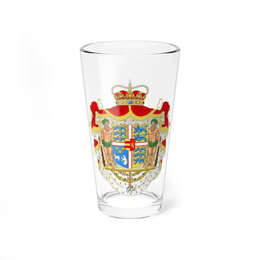 Coat of arms of Joachim, Prince of Denmark - Pint Glass 16oz 16oz - Go Mug Yourself
