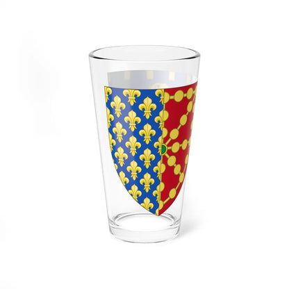 Coat of Arms of Joan II and Blanche of Burgundy as Queens Consort of Navarre (Spain) (Coat of Arms) Pint Glass 16oz - Go Mug Yourself