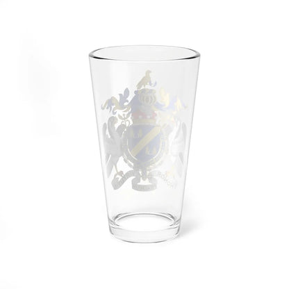 Coat of Arms of Jock Baron Stirrup (United Kingdom) (Coat of Arms) Pint Glass 16oz - Go Mug Yourself