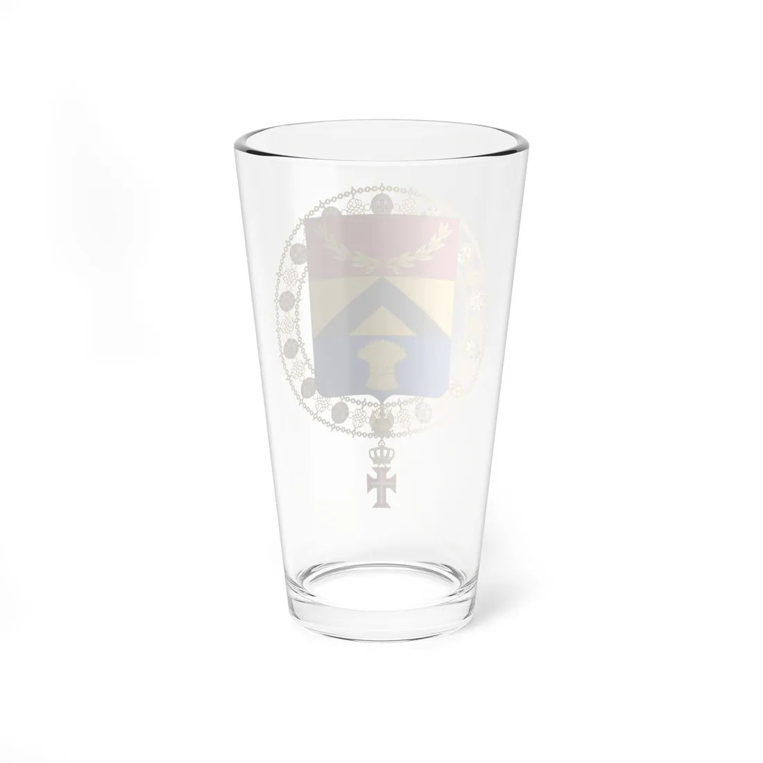 Coat of Arms of Johann Franz Anton von Olry Supreme Order of Christ (Germany) (Coat of Arms) Pint Glass 16oz - Go Mug Yourself