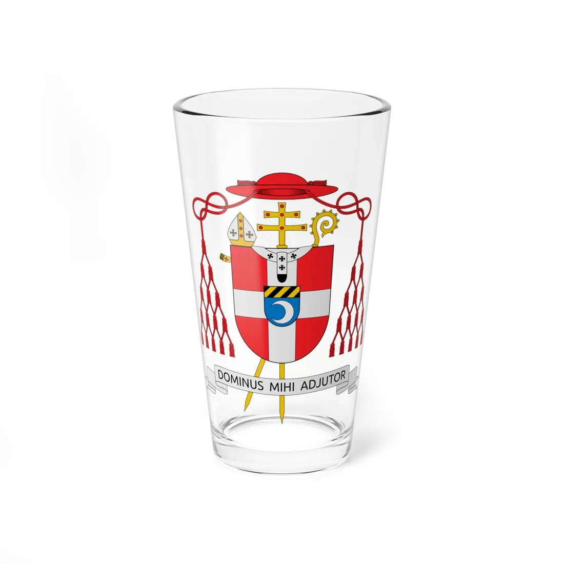 Coat of arms of Johannes de Jong (Netherlands) (Coat of Arms) Pint Glass 16oz 16oz - Go Mug Yourself
