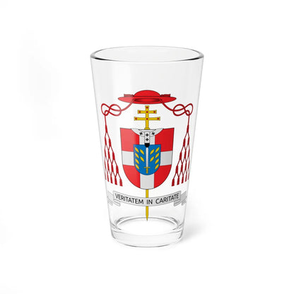 Coat of arms of Johannes Willebrands (Netherlands) (Coat of Arms) Pint Glass 16oz 16oz - Go Mug Yourself