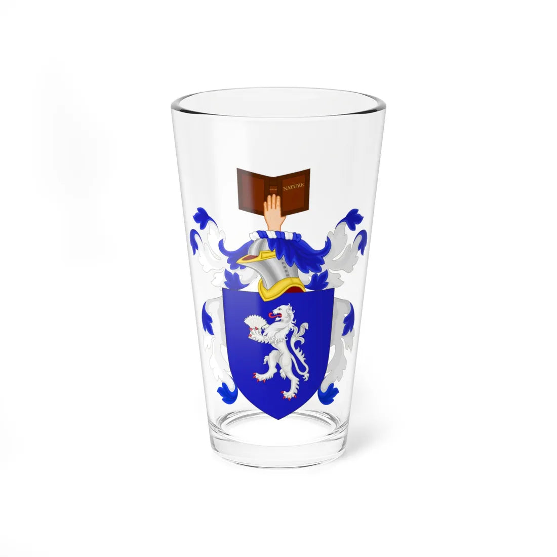 Coat of Arms of John Allen (United States) (Coat of Arms) Pint Glass 16oz 16oz - Go Mug Yourself