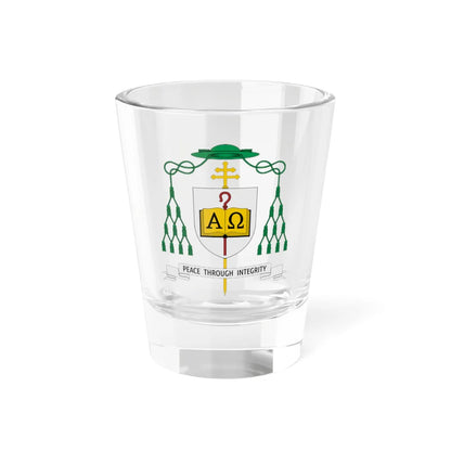 Coat of arms of John Atcherley Dew archbishop (New Zealand) (Coat of Arms) Shot Glass 1.5oz 1.5oz - Go Mug Yourself