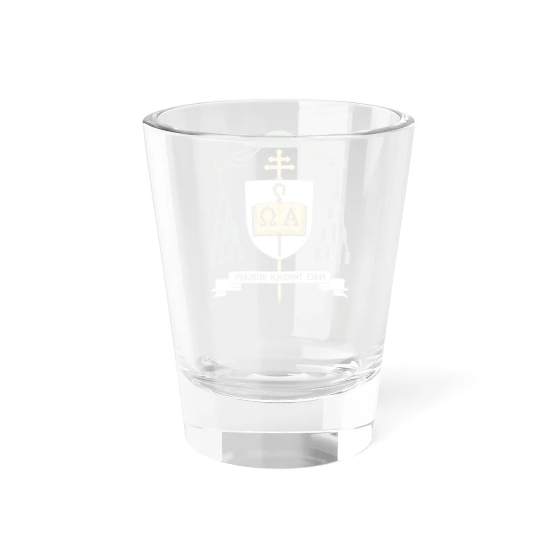 Coat of arms of John Atcherley Dew archbishop (New Zealand) (Coat of Arms) Shot Glass 1.5oz - Go Mug Yourself