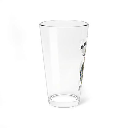 Coat of Arms of John Baron Morris of Aberavon (Spain) (Coat of Arms) Pint Glass 16oz - Go Mug Yourself