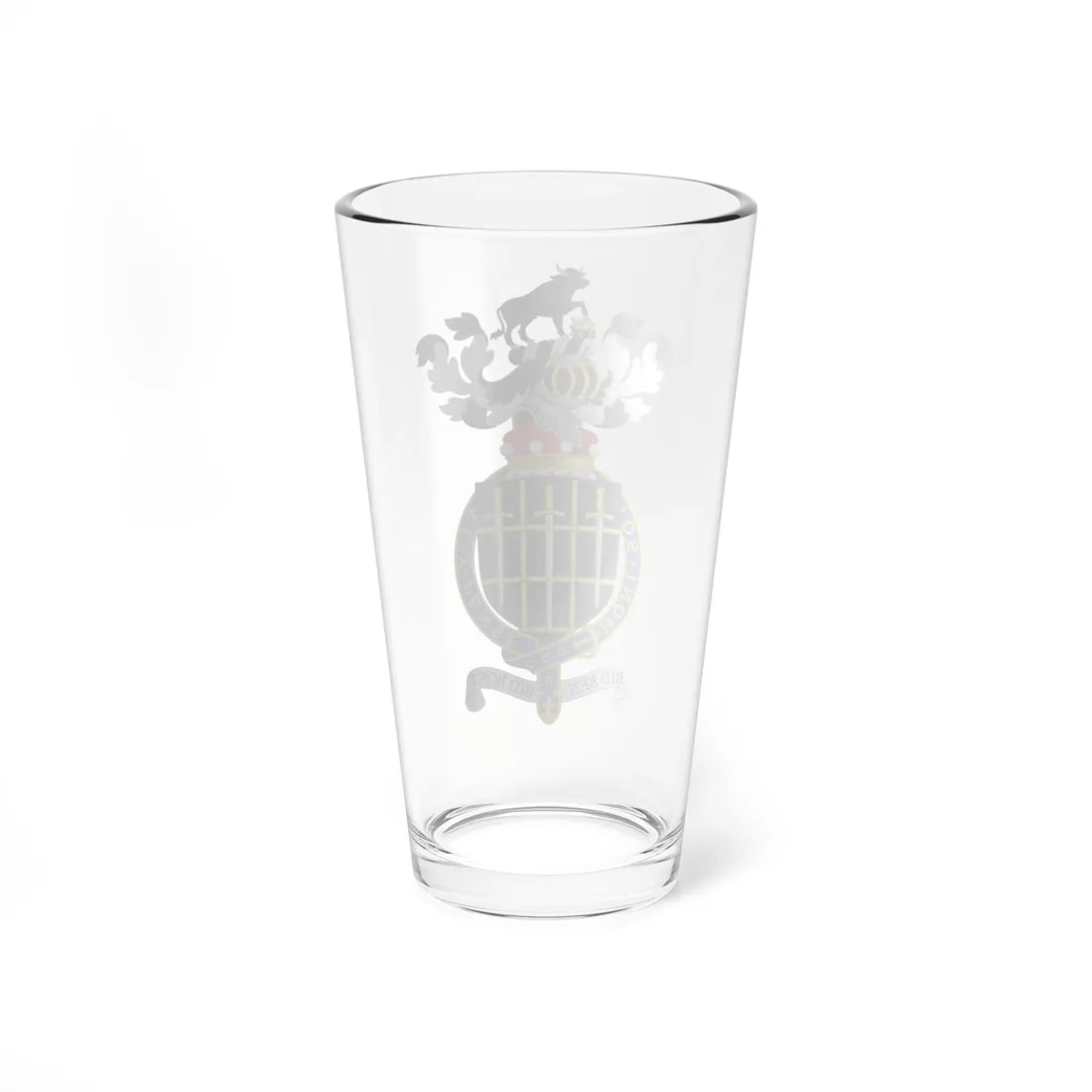 Coat of Arms of John Baron Morris of Aberavon (Spain) (Coat of Arms) Pint Glass 16oz - Go Mug Yourself