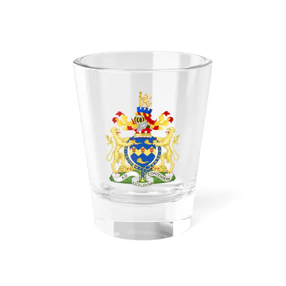 Coat of Arms of John Baron Sainsbury of Preston Candover (United Kingdom) (Coat of Arms) Shot Glass 1.5oz 1.5oz - Go Mug Yourself