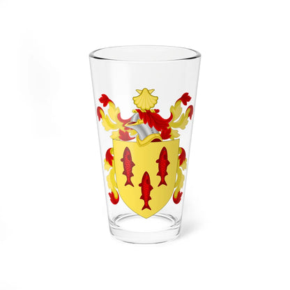 Coat of Arms of John Cabot (United States) (Coat of Arms) Pint Glass 16oz 16oz - Go Mug Yourself