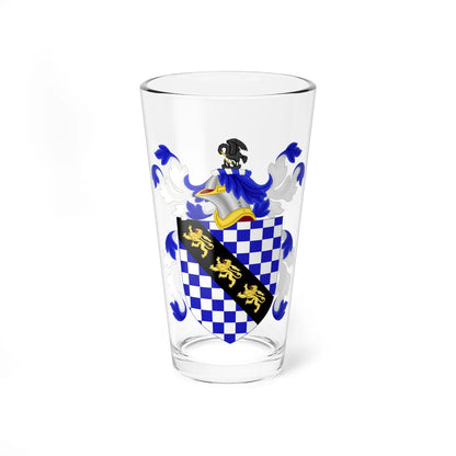 Coat of Arms of John Chandler (United States) (Coat of Arms) Pint Glass 16oz 16oz - Go Mug Yourself