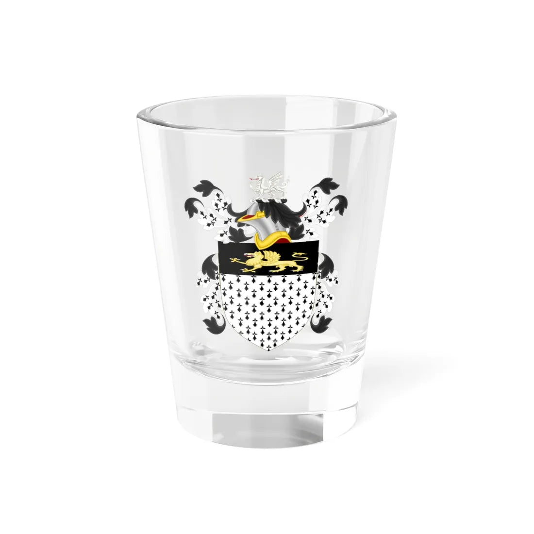 Coat of Arms of John Chester (United States) (Coat of Arms) Shot Glass 1.5oz 1.5oz - Go Mug Yourself