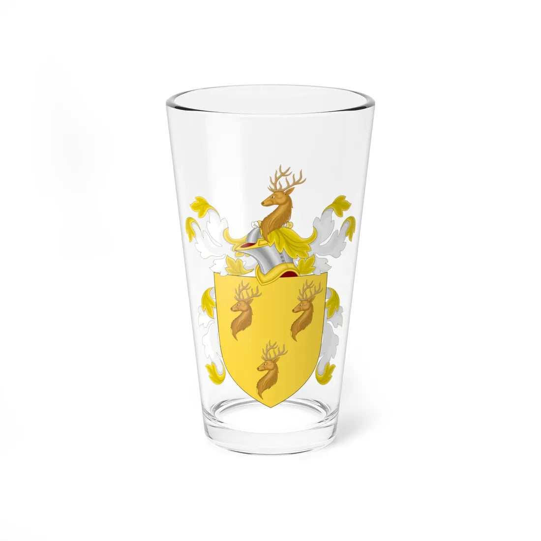 Coat of Arms of John Colleton (United States) (Coat of Arms) Pint Glass 16oz 16oz - Go Mug Yourself