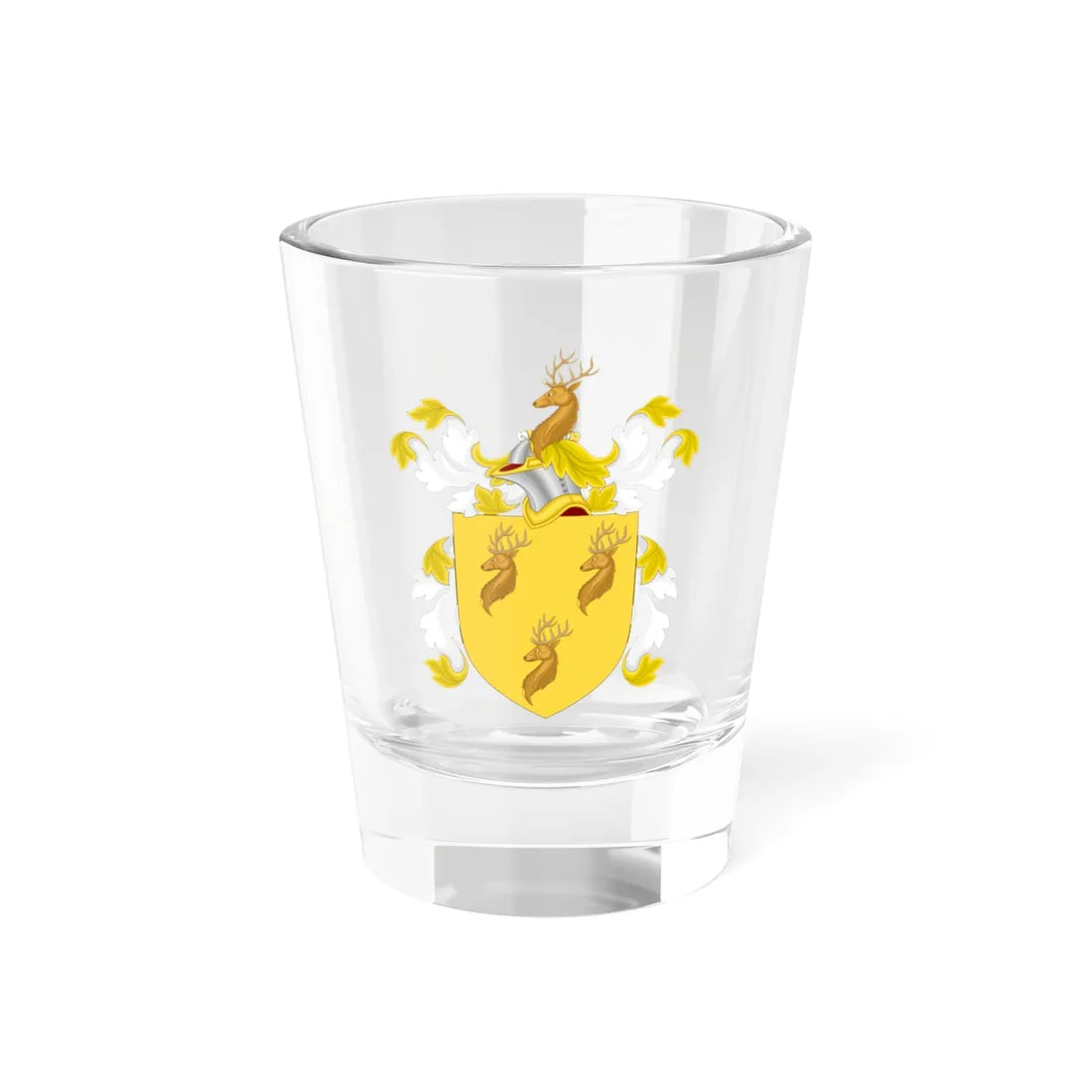 Coat of Arms of John Colleton (United States) (Coat of Arms) Shot Glass 1.5oz 1.5oz - Go Mug Yourself