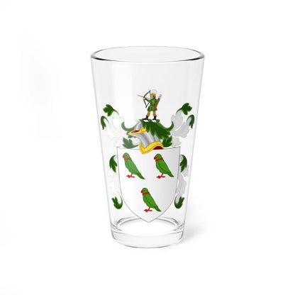 Coat of Arms of John Custis (United States) (Coat of Arms) Pint Glass 16oz 16oz - Go Mug Yourself