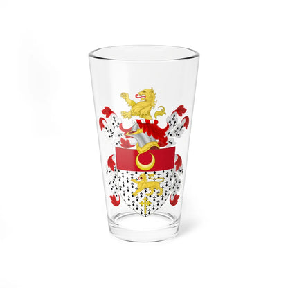 Coat of Arms of John Dwight (United States) (Coat of Arms) Pint Glass 16oz 16oz - Go Mug Yourself