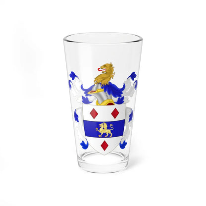 Coat of Arms of John Endicott (United States) (Coat of Arms) Pint Glass 16oz 16oz - Go Mug Yourself