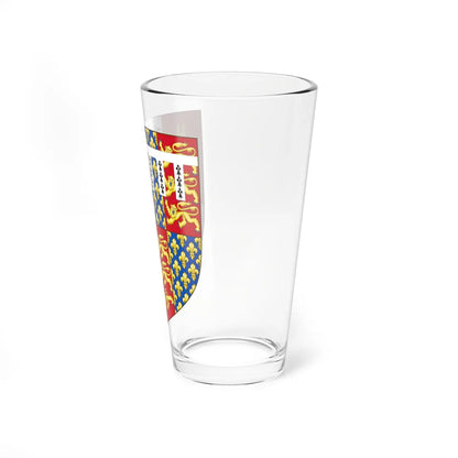 Coat of Arms of John of Gaunt First Duke of Lancaster as Crown of Castile Pretender (Spain) (Coat of Arms) Pint Glass 16oz - Go Mug Yourself