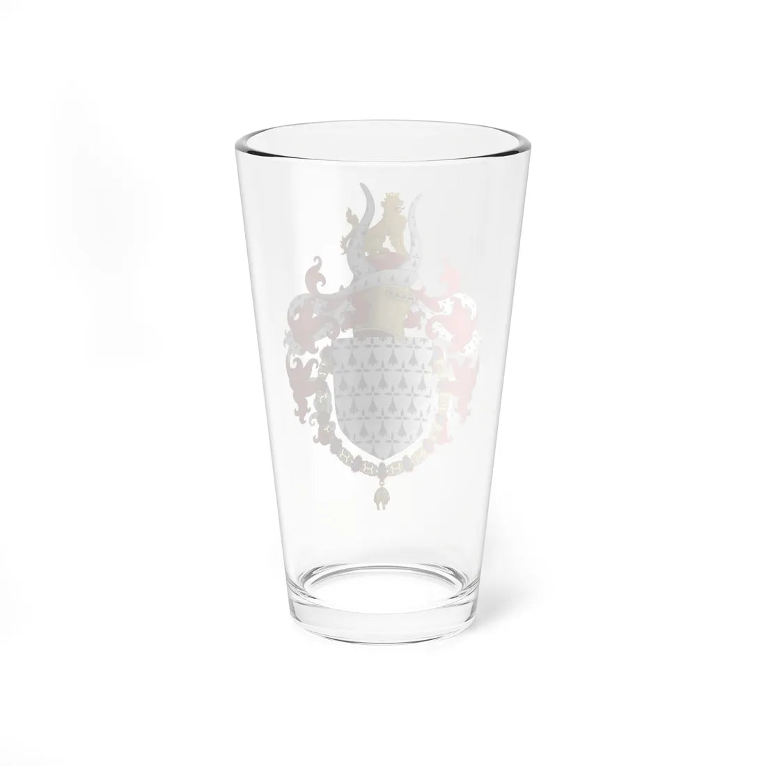 Coat of Arms of John V of Bretagne Order of the Golden Fleece (Netherlands) (Coat of Arms) Pint Glass 16oz - Go Mug Yourself