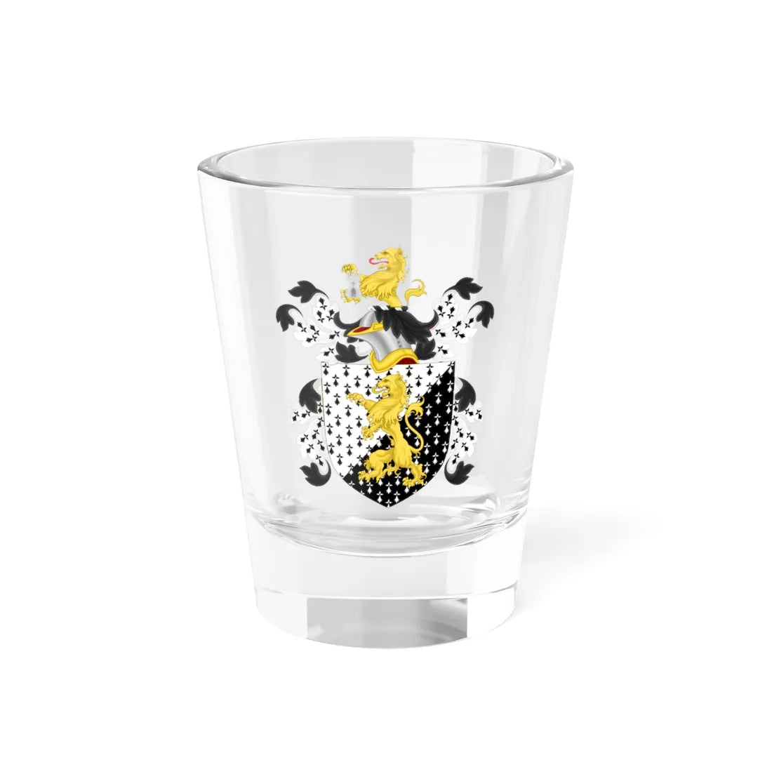 Coat of Arms of Jonathan Edwards (United States) (Coat of Arms) Shot Glass 1.5oz 1.5oz - Go Mug Yourself