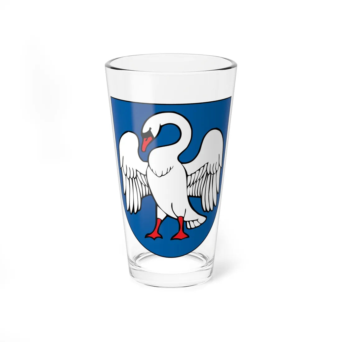 Coat of arms of Jonava Lithuania (Lithuania) (Coat of Arms) Pint Glass 16oz 16oz - Go Mug Yourself