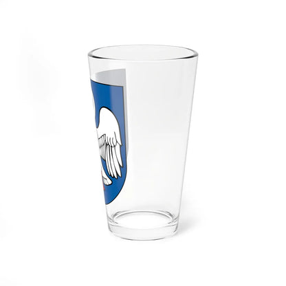 Coat of arms of Jonava Lithuania (Lithuania) (Coat of Arms) Pint Glass 16oz - Go Mug Yourself