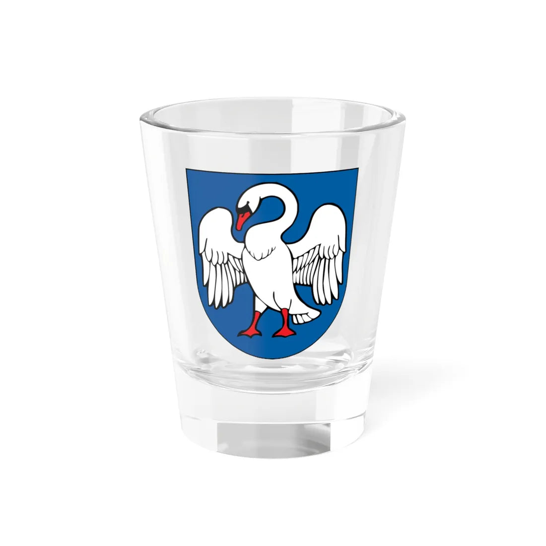 Coat of arms of Jonava Lithuania (Lithuania) (Coat of Arms) Shot Glass 1.5oz 1.5oz - Go Mug Yourself